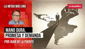 Mano dura, promesa y demanda, Juan de la Puente Mano dura, promesa y demanda, Juan de la Puente