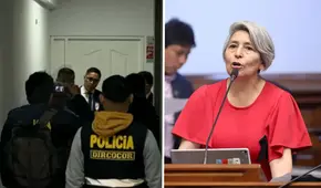 Fiscalía allanó casa y despacho de congresista María Agüero en Lima y Arequipa por caso 'Mochasueldos'