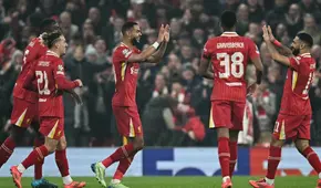 Liverpool goleó 4-0 al Bayer Leverkusen con hat-trick del colombiano Luis Díaz en Champions League