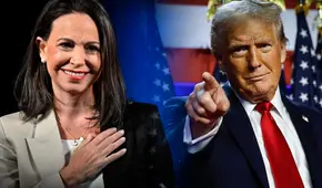 María Corina Machado felicitó a Trump por ganar las elecciones y pidió su apoyo para "restablecer la democracia" en Venezuela