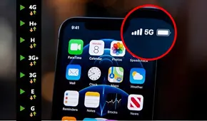 ¿Sabes qué significan las letras 5G, 4G y H+ G y E  que aparecen en la pantalla de tu celular? Descubre cómo influyen en tu conexión