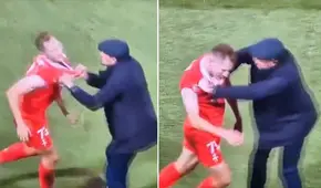 Polémica en el fútbo italiano: DT empujó a jugador que fue expulsado y advirtió que no lo utilizará más