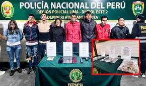 Ate Vitarte: capturan a extorsionadores de "Los cacos del Este" en búnker con armas de guerra