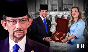 Dina Boluarte condecora con máxima distintición a Sultán de Brunéi, pese a estar señalado por violar DD.HH.