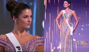 Conductora de Telemundo comete error al presentar a Tatiana Calmell en pleno desfile del Miss Universo