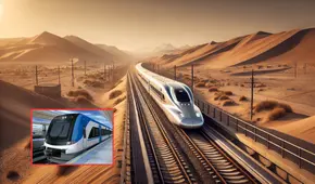 El increíble tren bala que recorrerá el desierto del Perú: se inaugurará en el 2031 y se invertirá más US$6,500 millones