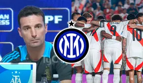 Lionel Scaloni sorprende al comparar al Perú de Fossati con Inter de Milán: "Tiene jugadores interesantes"