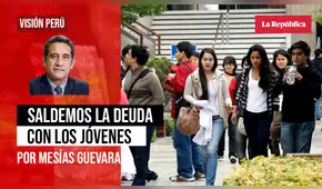 Saldemos la deuda con los jóvenes, por Mesías Guevara Saldemos la deuda con los jóvenes, por Mesías Guevara