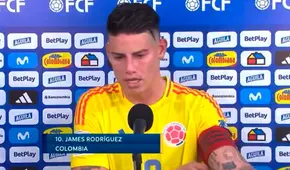 James Rodríguez 'explotó' en plena entrevista tras derrota de Colombia: "Una hue******"