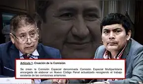 Congreso: insisten en comisión especial para elaborar un nuevo código penal peruano Congreso: insisten en comisión especial para elaborar un nuevo código penal peruano