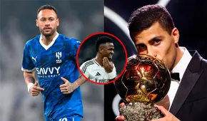Neymar arremete contra Rodri por criticar a Vinícius tras no ganar el Balón de Oro