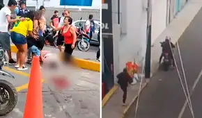 Dueño de billar es acribillado en grifo de Surco: cámaras captan momento del ataque de sicarios en moto