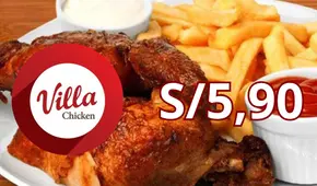 Villa Chicken anunció oferta de pollo a la brasa a S/5,90: ¿cómo acceder y hasta cuándo duró la promoción?