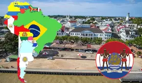 Este país tiene menos de 50 años de fundación y es considerado como la nación más joven de Sudamérica: fue colonizado por los Países Bajos