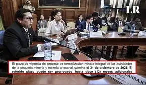 Congreso: Comisión de Energía y Minas posterga votación de dictamen para ampliar el Reinfo Congreso: Comisión de Energía y Minas posterga votación de dictamen para ampliar el Reinfo