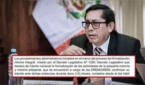 Congreso: Mantienen propuesta para ampliar el Reinfo hasta por 24 meses Congreso: Mantienen propuesta para ampliar el Reinfo hasta por 24 meses