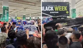 Peruanos se pelearon por productos de oferta con hasta 50% en Black Week de Tottus: "Arrasaron con todo"