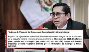Congreso: Comisión debatirá nueva propuesta para ampliar el Reinfo hasta por un año Congreso: Comisión debatirá nueva propuesta para ampliar el Reinfo hasta por un año