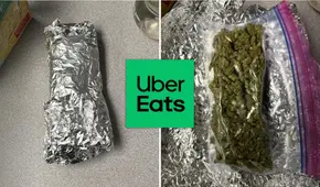 No era un "burrito": conductor de Uber Eats descubre que su entrega era marihuana disfrazada