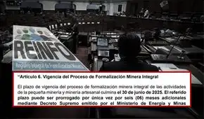 Reinfo: Las claves sobre la tercera ampliación otorgada desde el Congreso Reinfo: Las claves sobre la tercera ampliación otorgada desde el Congreso