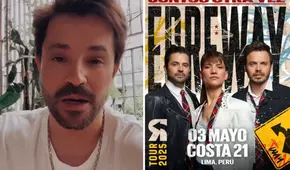 Felipe Colombo da conmovedor agradecimiento a fans peruanos por los shows 'sold out' de Erreway en Lima: "Es una locura"