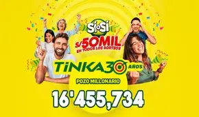 La Tinka tuvo 5 ganadores en sorteo del 1 de diciembre: conoce los resultados, jugada ganadora y premios del Pozo Millonario