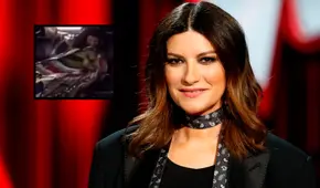 Laura Pausini cae del escenario y genera preocupación entre sus seguidores