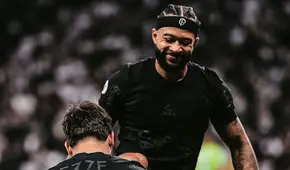 Memphis Depay se rinde ante hinchada sudamericana y la compara con la de Europa: "Son más apasionados"