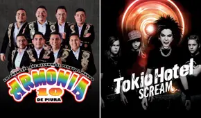 Conciertos en Lima este fin de semana, del 7 al 8 de diciembre: Armonía 10, Caribeños de Guadalupe, Amy Gutiérrez y Tokio Hotel