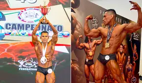 Alex Santillán representará a Perú en competencia de fisicoculturismo en el 2025