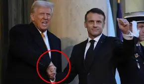 Trump y Macron protagonizan tenso apretón de manos durante la reapertura de la Catedral de Notre Dame