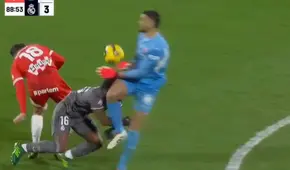 Endrick sufrió fuerte rodillazo en la cabeza: delantero del Real Madrid intentó seguir, pero luego fue atendido por los médicos