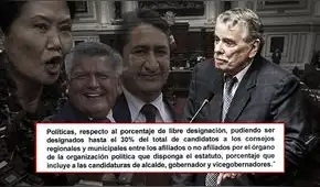 Congreso: Golpe contra los afiliados y la democracia interna de los partidos Congreso: Golpe contra los afiliados y la democracia interna de los partidos
