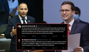 Congresistas Alejandro Muñante y Alejandro Cavero protagonizan fuerte discusión en redes sociales por ley de Unión Civil