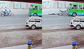 Accidente fatal en Tacna: motociclista muere al chocar contra un bus, llevaba latas vacías de cerveza