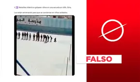 Video no muestra rebeldes islámicos golpeando a niños como parte de adoctrinamiento Video no muestra rebeldes islámicos golpeando a niños como parte de adoctrinamiento