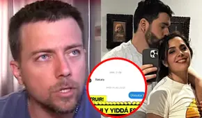 Julián Zucchi filtra chats privados con nuevo novio de Yiddá Eslava y expone duros insultos en su contra: "Basura"