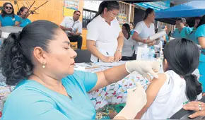 Vacunación contra el dengue aún es baja en cuatro regiones