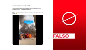 Video no muestra el incendio de una iglesia y un mercado provocado por extremistas islámicos Video no muestra el incendio de una iglesia y un mercado provocado por extremistas islámicos