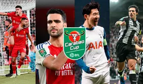 Semifinales Carabao Cup: Liverpool, Newcastle, Arsenal y Tottenham ya tienen cruces confirmados