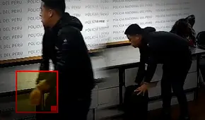 Policía es captado robando dinero de burrier en Aeropuerto Jorge Chávez en medio de irregular operativo antidrogas