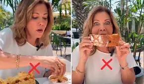 Maritere Braschi causa revuelo al mostrar la forma correcta de comer panetón: “No lo sostengan con las manos”
