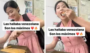 'China Venezolana' se vuelve viral al declararse fanática de las hallacas: "Me encantan"