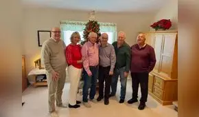 Hombre tuvo emotivo reencuentro con su familia biológica tras 75 años de ser adoptado: "Milagro de Navidad".