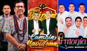 Conciertos en Lima del 27 al 29 de diciembre con Armonía 10, Los Mirlos, Los hermanos Yaipén y más artistas