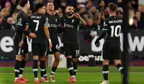 ¡Victoria roja de visita! Liverpool goleó 5-0 a West Ham y se afianza en el liderato de la Premier League