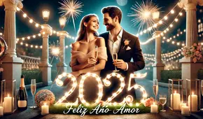 25 frases cortas de 'Feliz Año Nuevo 2025, mi amor' para dedicarle a mi novio o novia