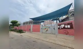 Sujetos roban proyectores valorizados en S/100.000 en colegio de Los Olivos durante la madrugada