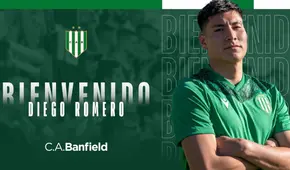 Banfield presenta a Diego Romero y revela el millonario monto que pagarían a Universitario por su pase