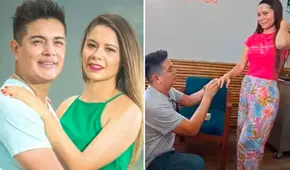 Excantante del Grupo 5, Leonard León, sorprende a su novia Olenka Cuba y le pide que se case con él: “El día más esperado”